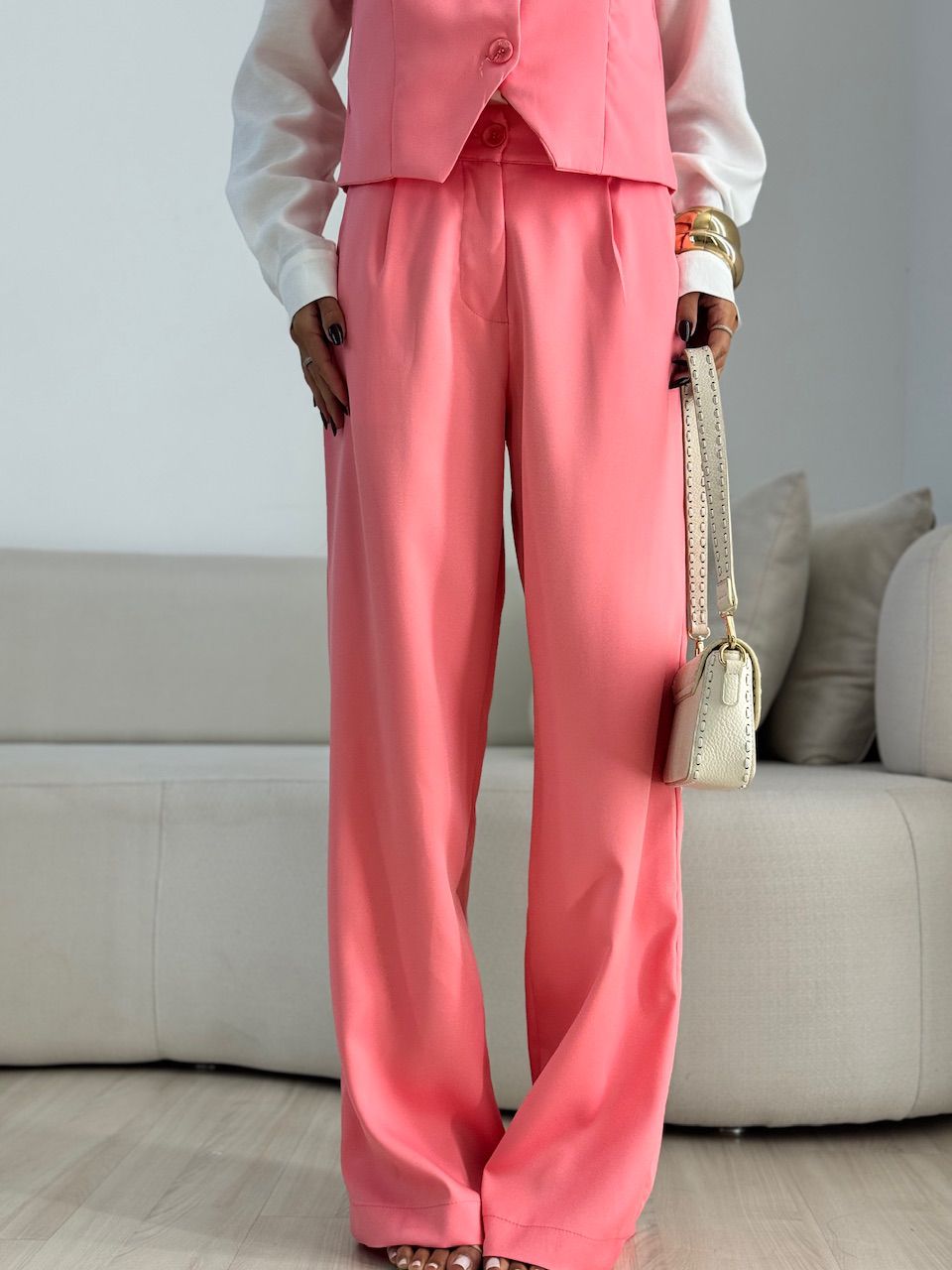 CONJUNTO SARA COLETE CALÇA GOIABA