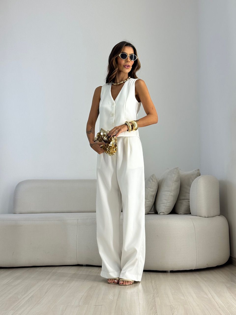 CONJUNTO SARA COLETE CALÇA OFF