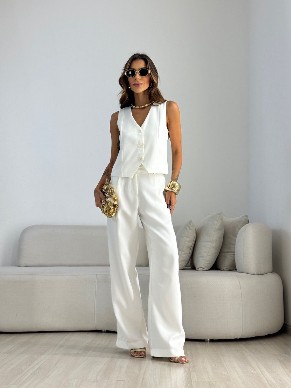 CONJUNTO SARA COLETE CALÇA OFF