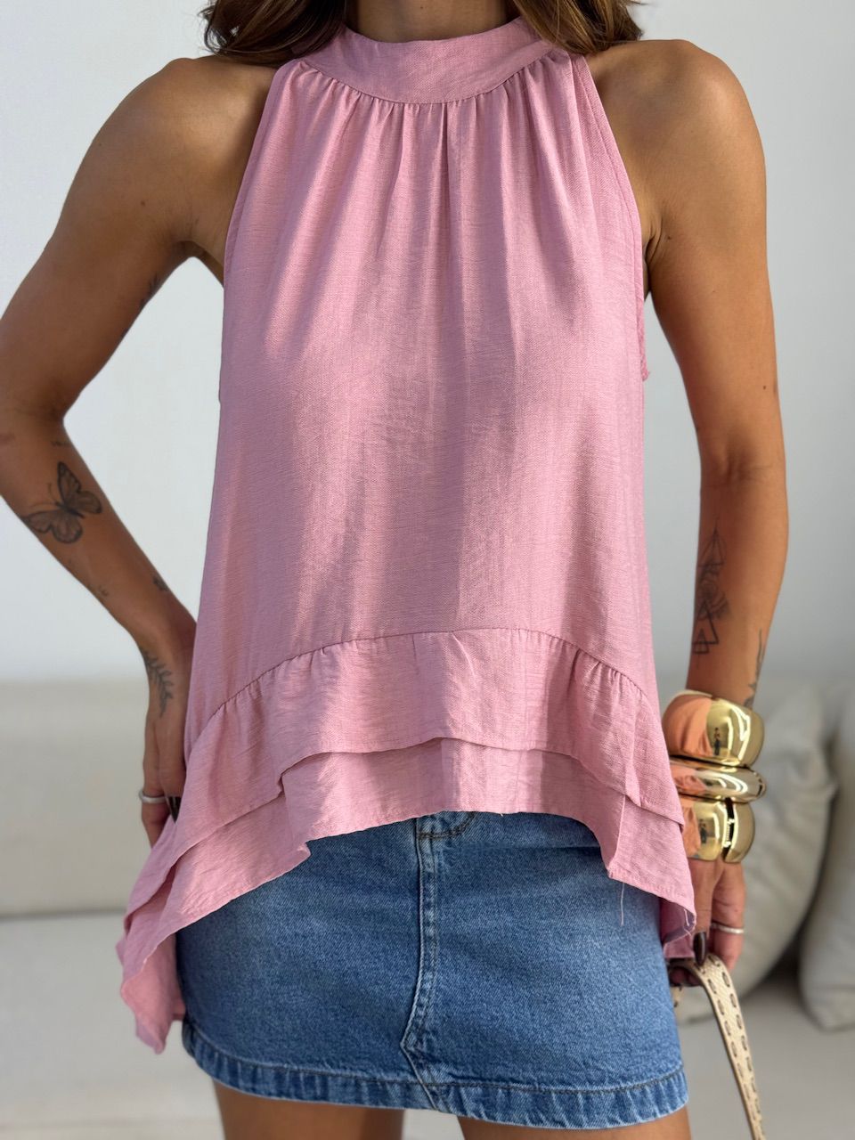 BLUSA KÁTIA CAVADA ROSÊ