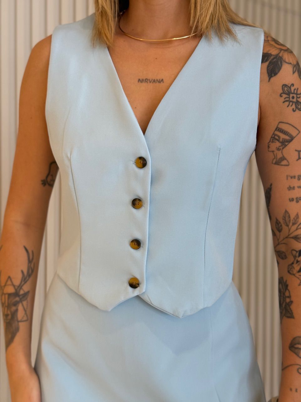 COLETE JÚLIA ALFAIATARIA AZUL