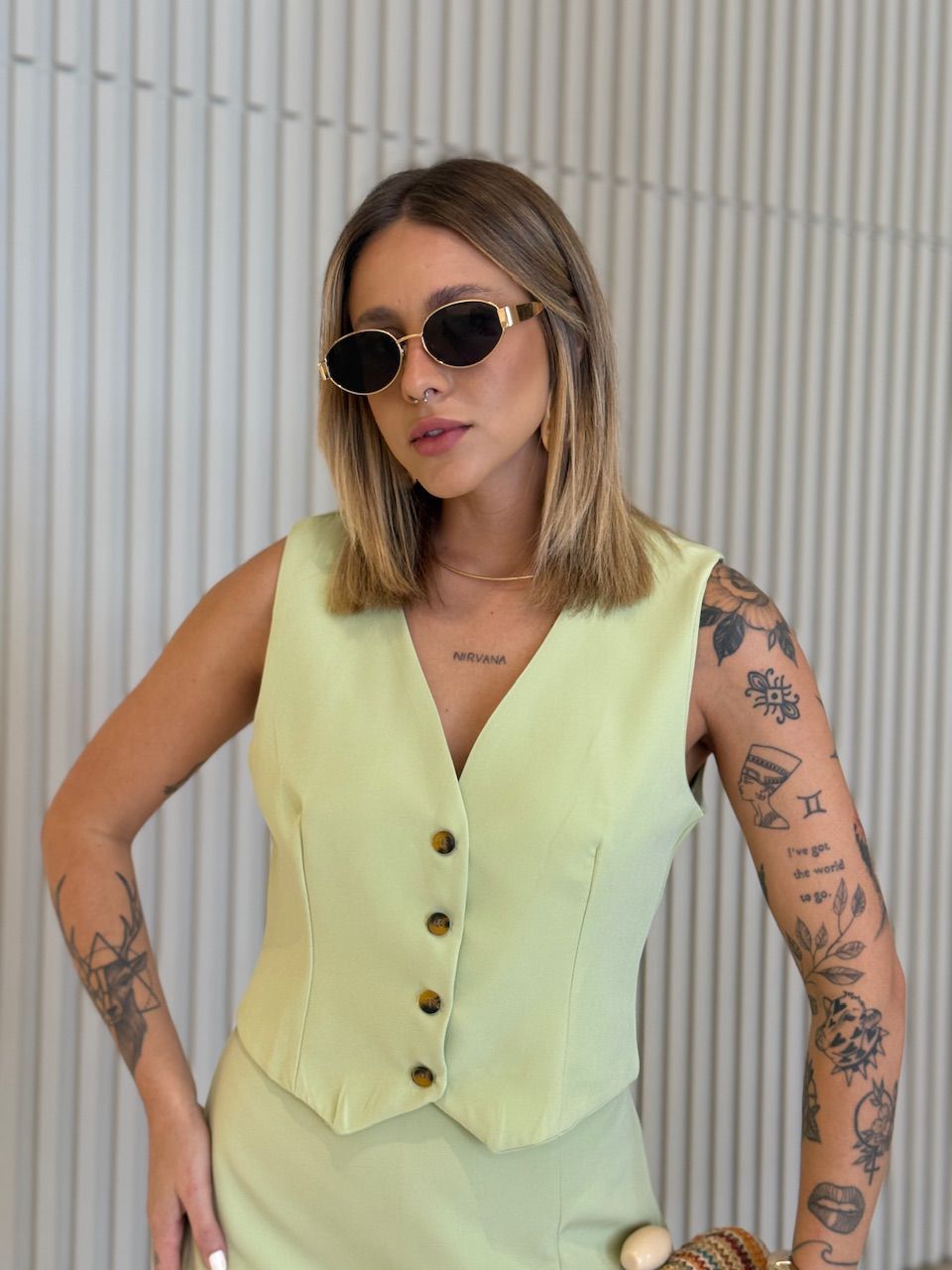 COLETE JÚLIA ALFAIATARIA VERDE