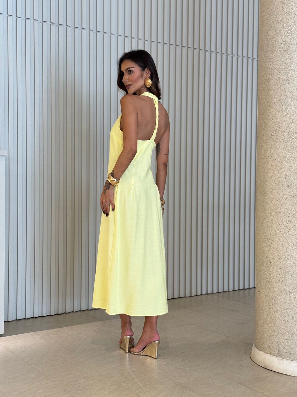 VESTIDO GABRIELA LONGUETE LIMA