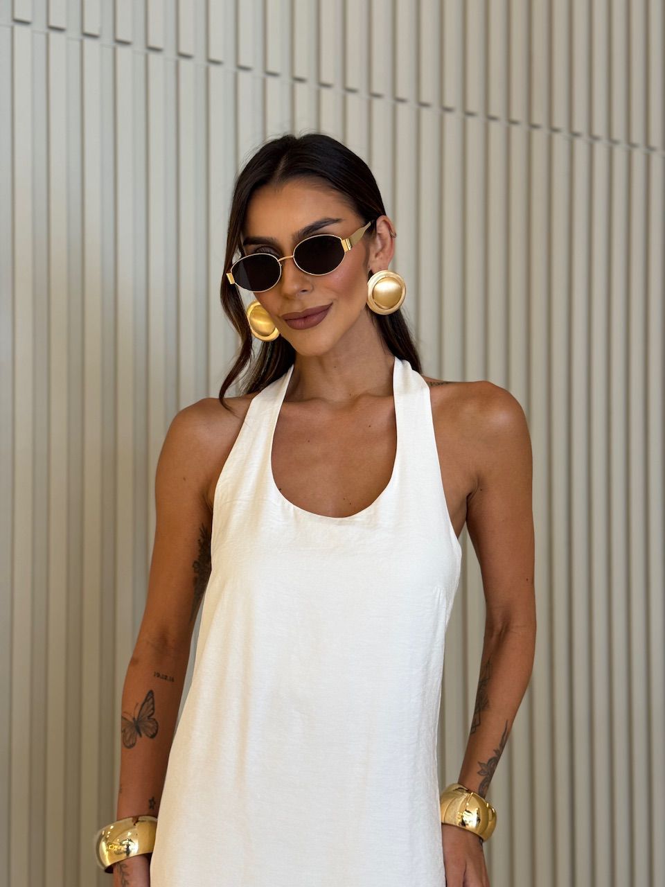 VESTIDO GABRIELA LONGUETE OFF