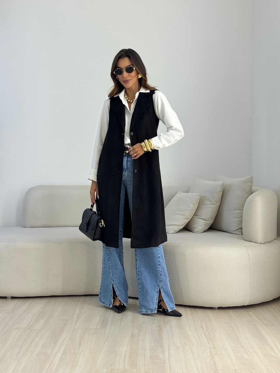 COLETE FABIANA ALONGADO PRETO - 0075600032 - CAROLLA FERRARO