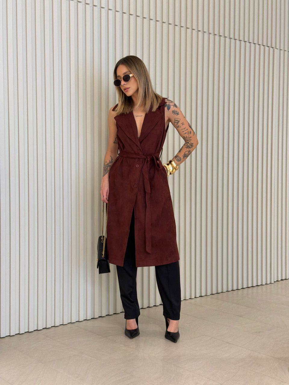 COLETE FABIANA ALONGADO VINHO