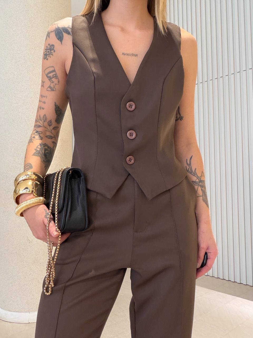 CONJUNTO ANA PAULA COLETE CAFÉ