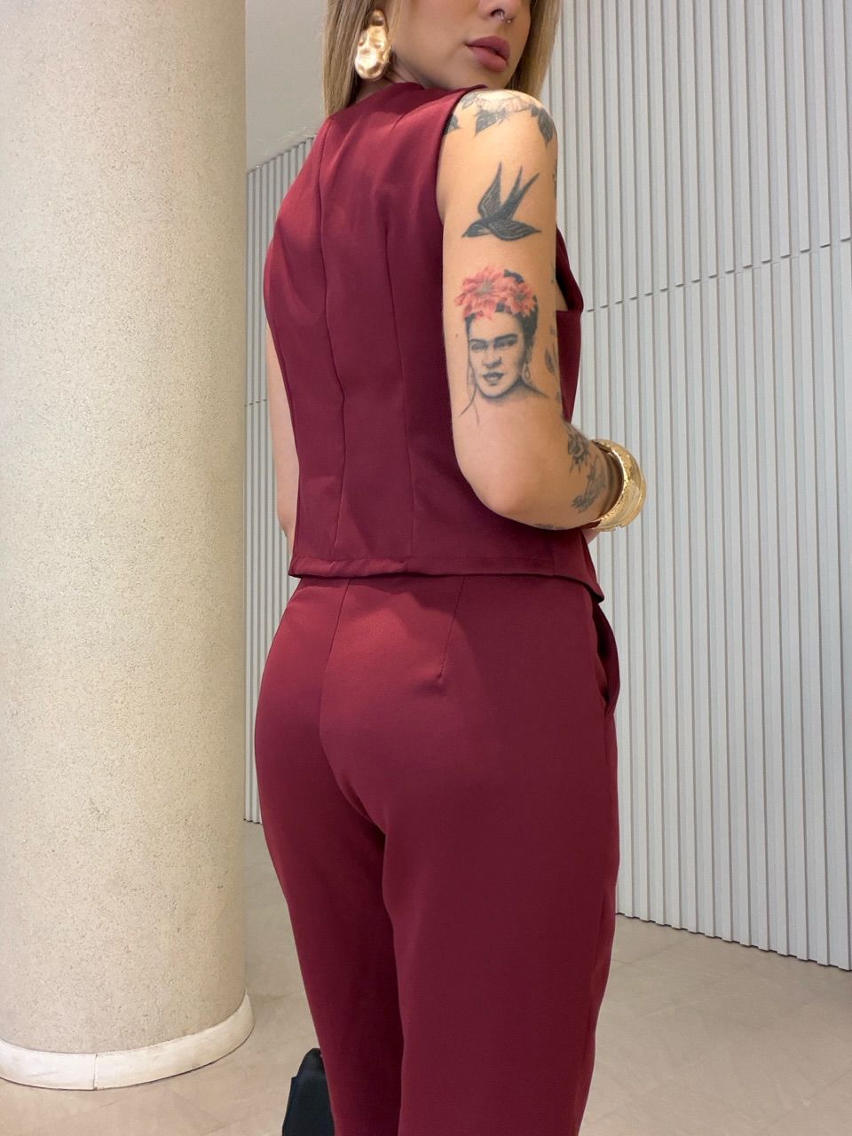 CONJUNTO ANA PAULA COLETE VINHO