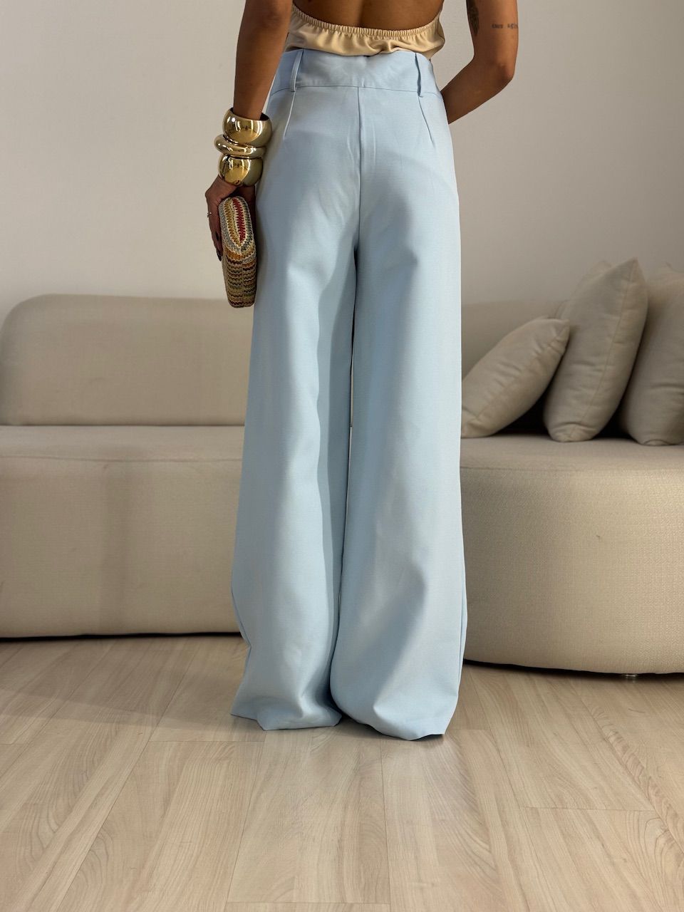CALÇA MILENA PANTALONA AZUL
