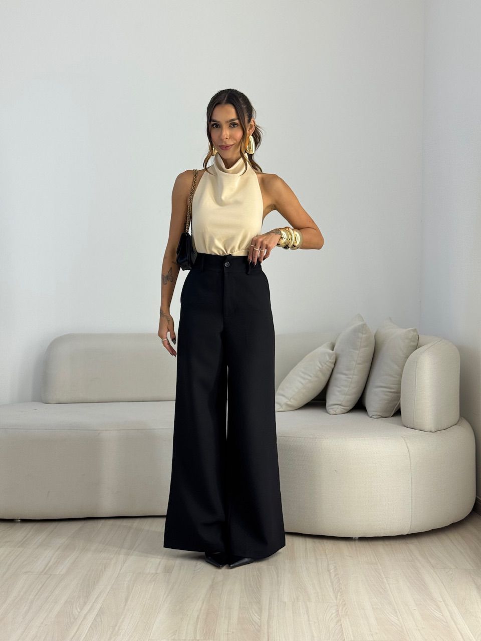 CALÇA MILENA PANTALONA PRETA