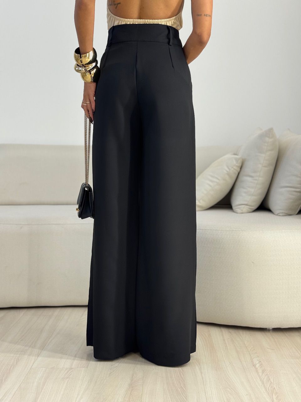 CALÇA MILENA PANTALONA PRETA