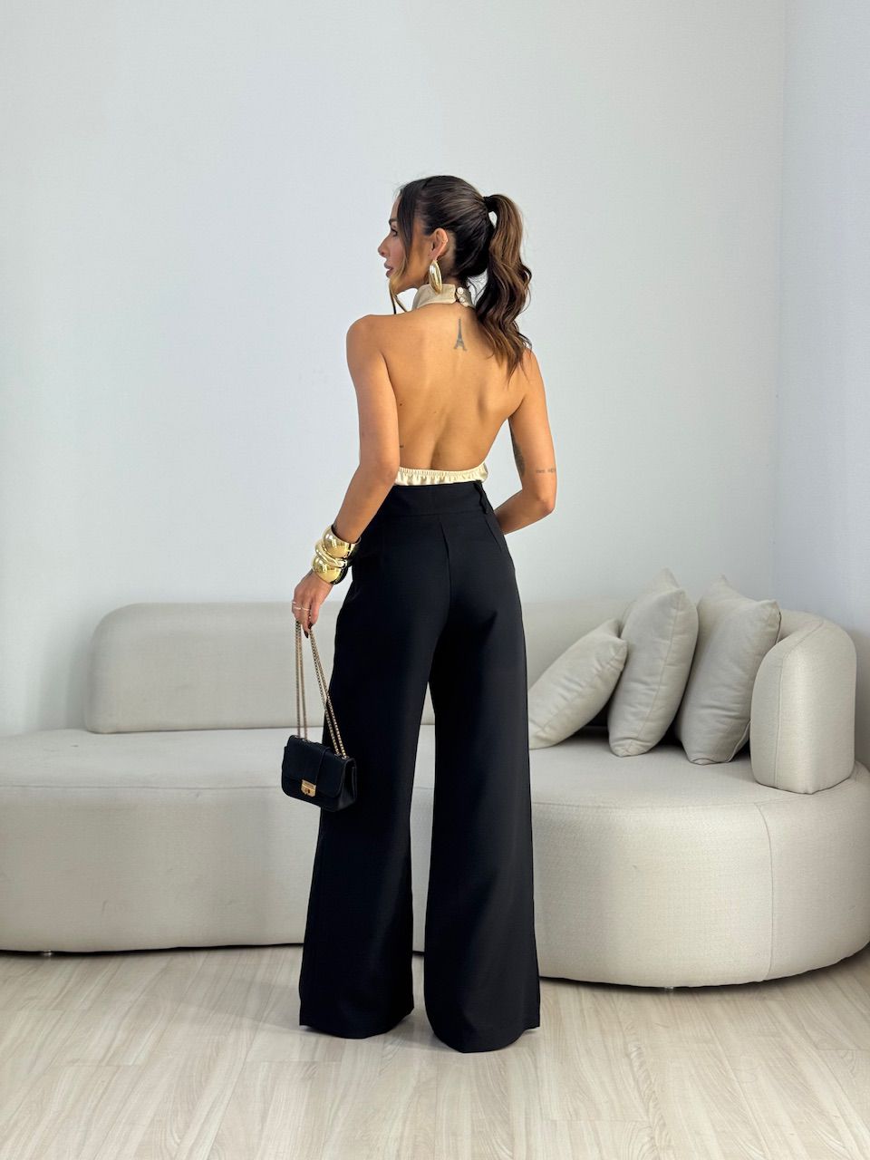 CALÇA MILENA PANTALONA PRETA