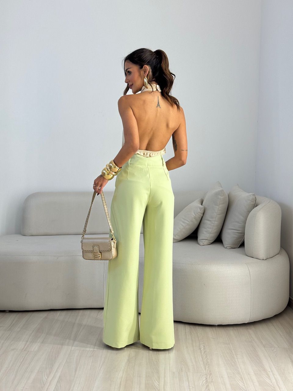 CALÇA MILENA PANTALONA VERDE