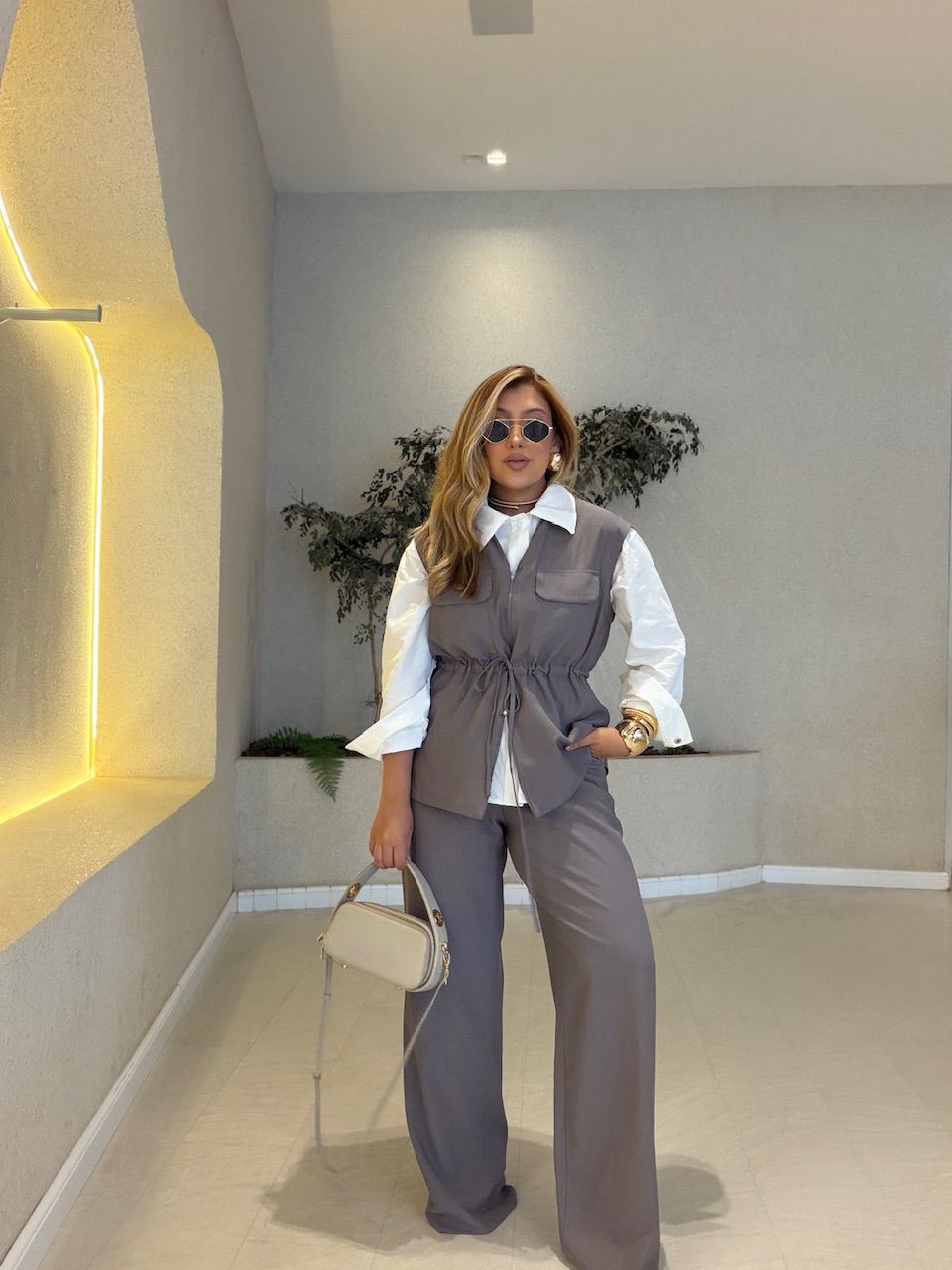 CONJUNTO ANTONELA COLETE CARGO GRAFITE