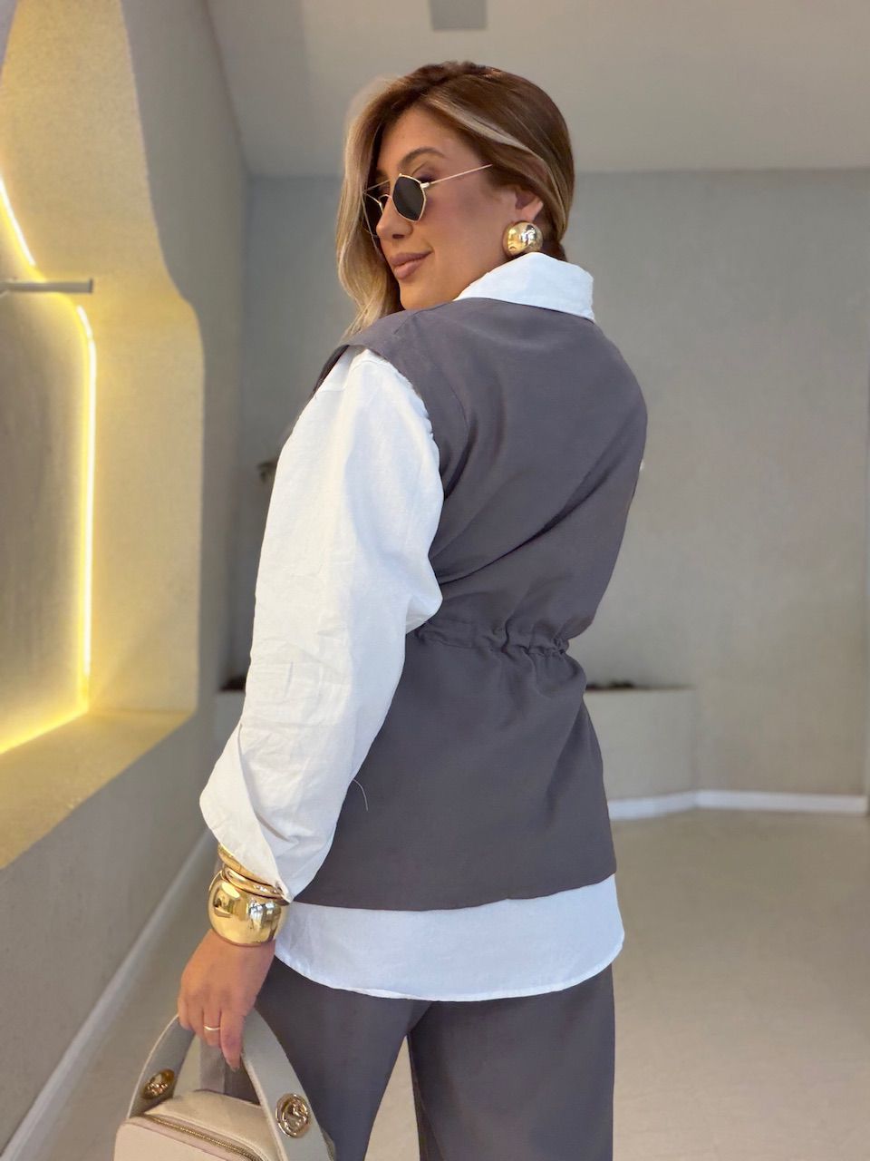 CONJUNTO ANTONELA COLETE CARGO GRAFITE