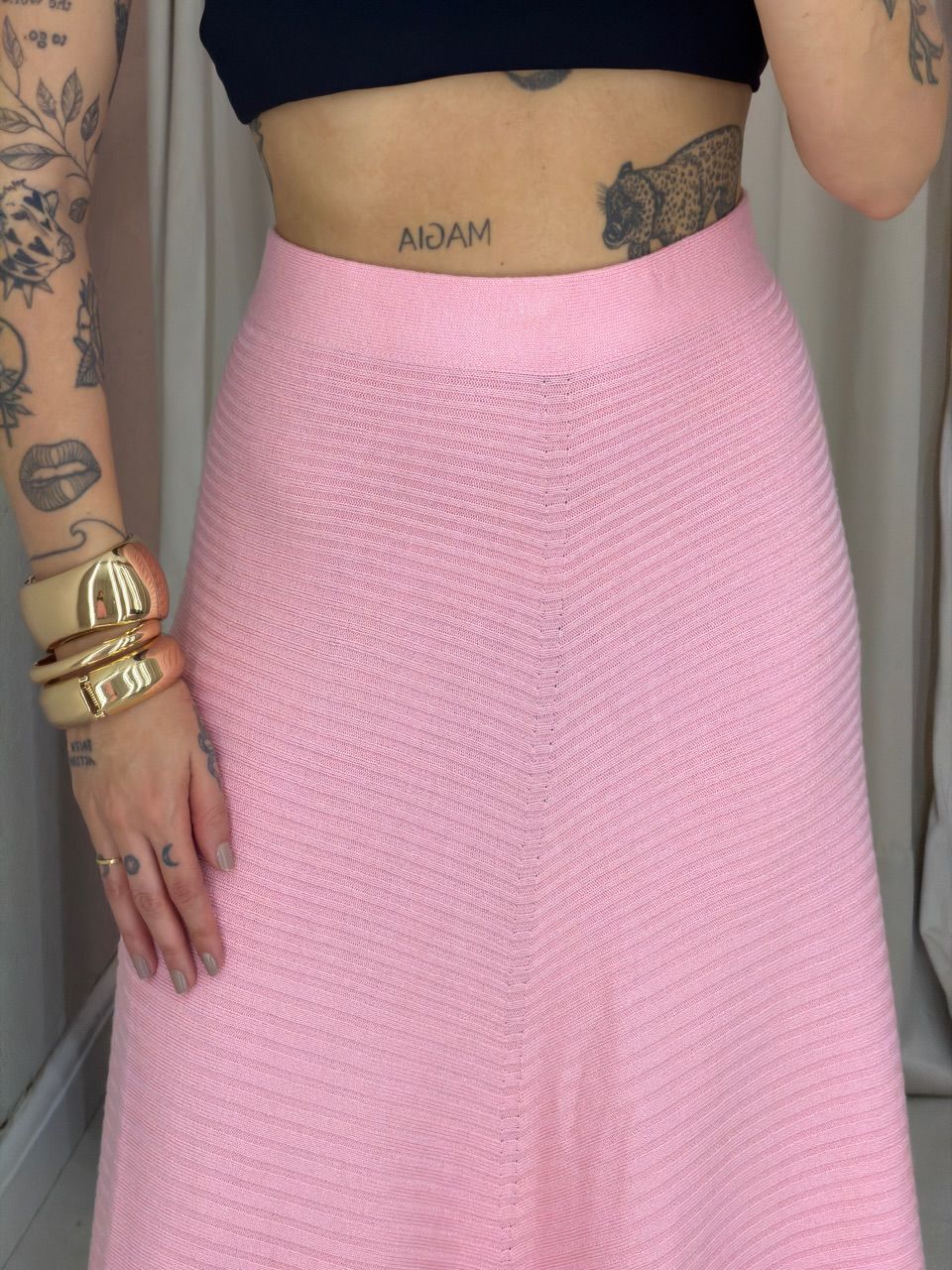 SAIA LUCIANA TRICOT ROSA