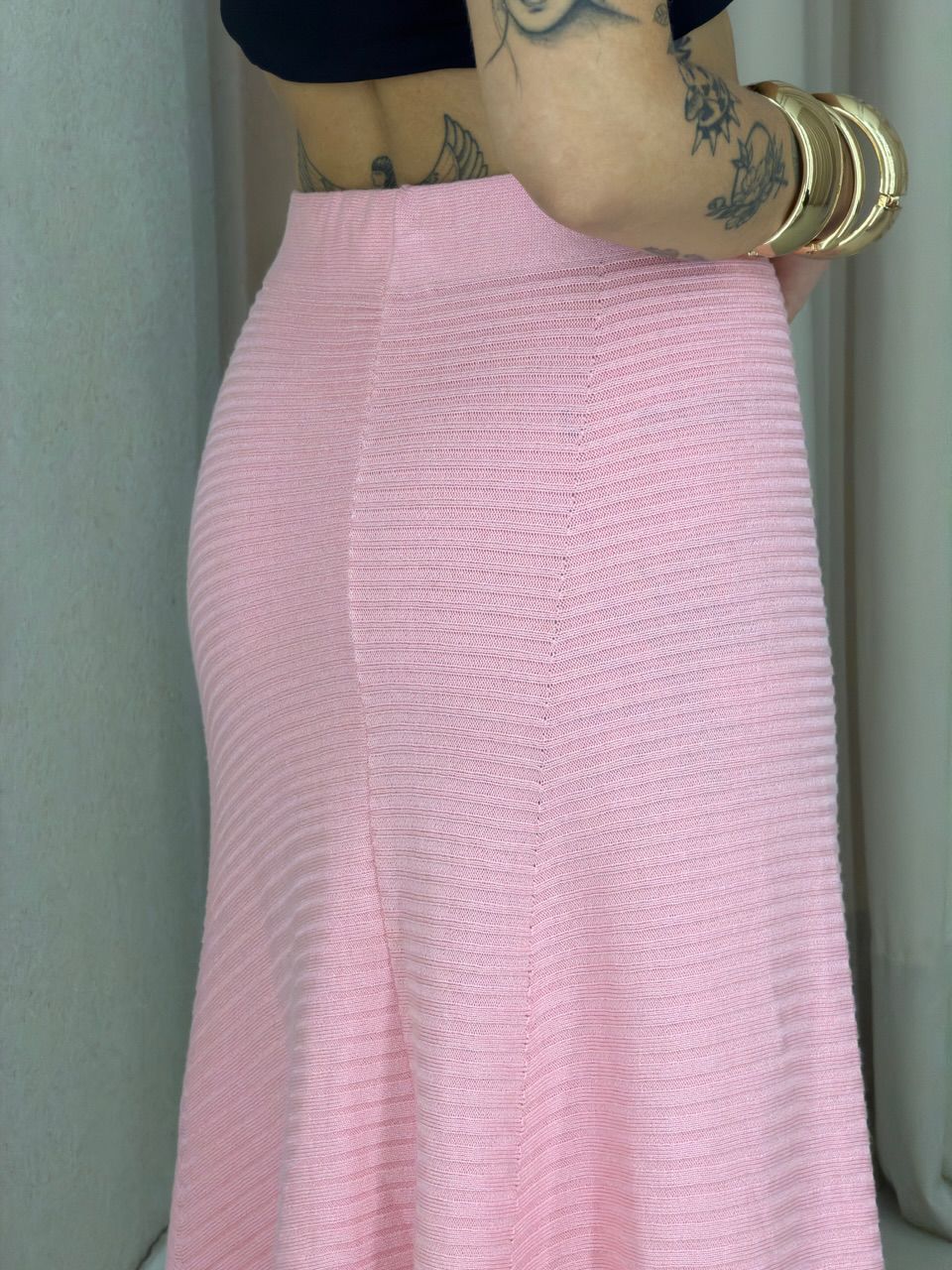 SAIA LUCIANA TRICOT ROSA