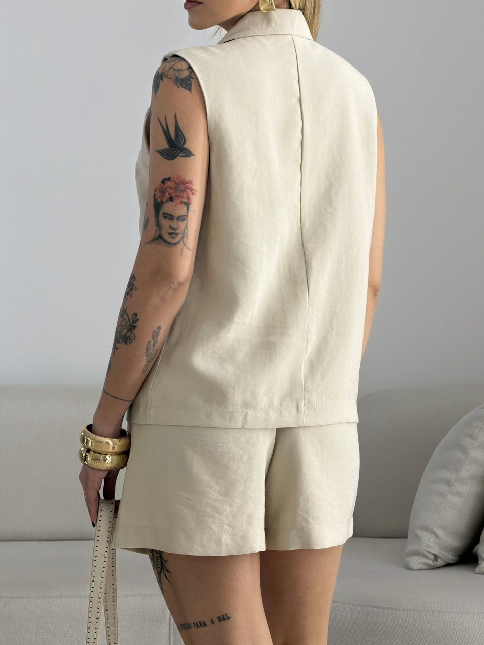 CONJUNTO SÔNIA ALFAIATARIA AREIA