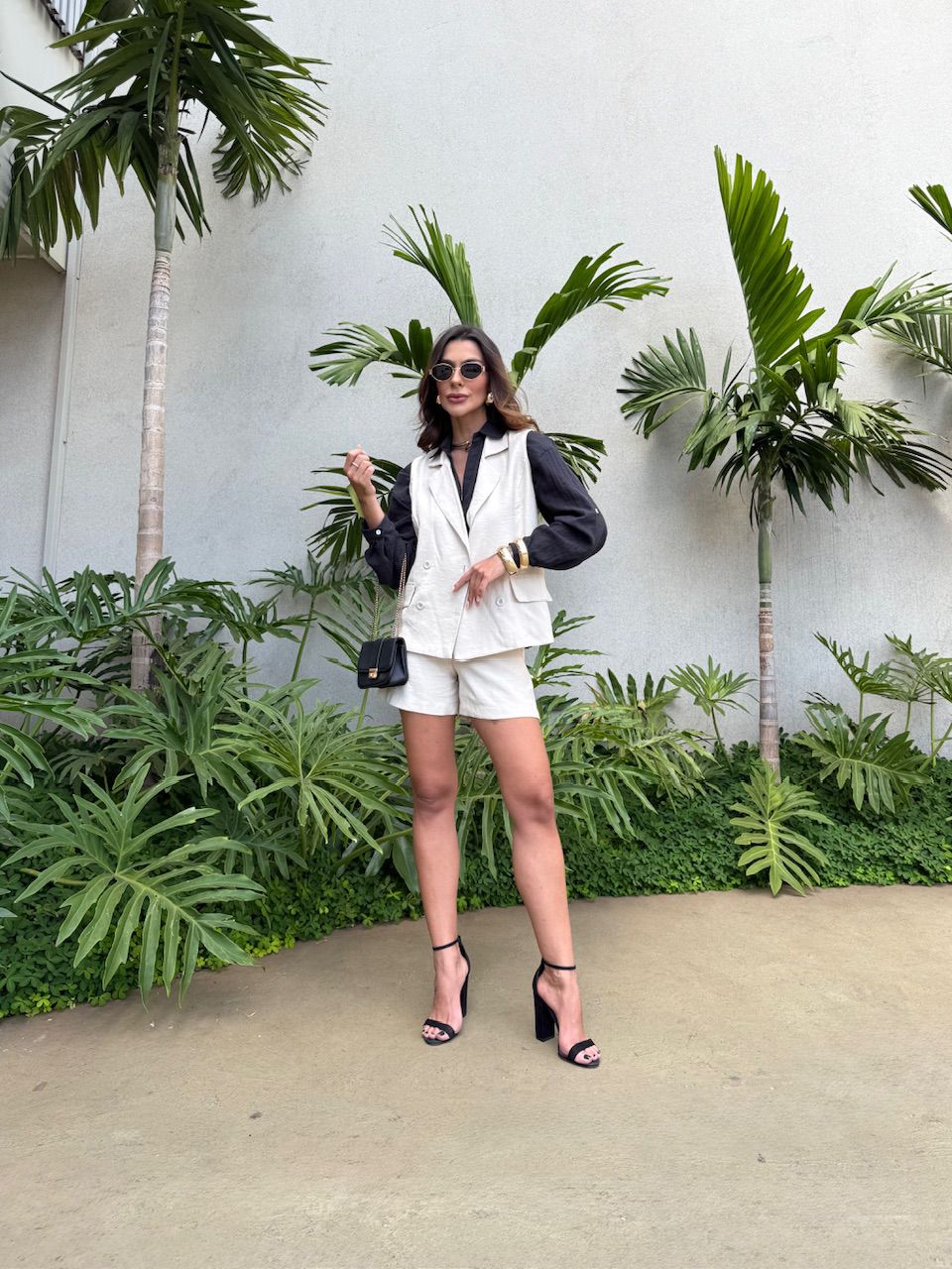 CONJUNTO SÔNIA ALFAIATARIA AREIA