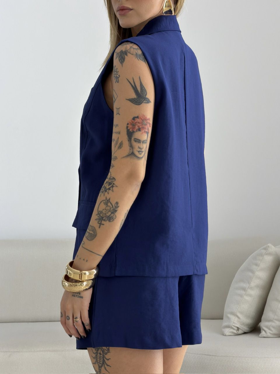 CONJUNTO SÔNIA ALFAIATARIA MARINHO