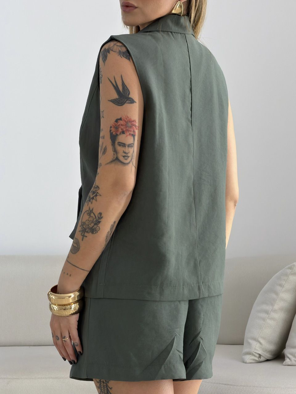 CONJUNTO SÔNIA ALFAIATARIA VERDE