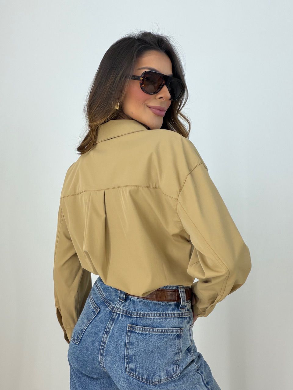 CAMISA DAMARIS VIÉS NUDE