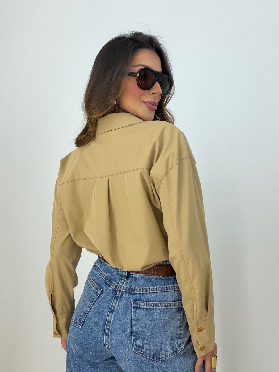 CAMISA DAMARIS VIÉS NUDE