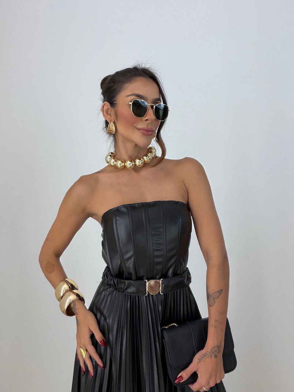 VESTIDO ELOÁ LONGO PRETO