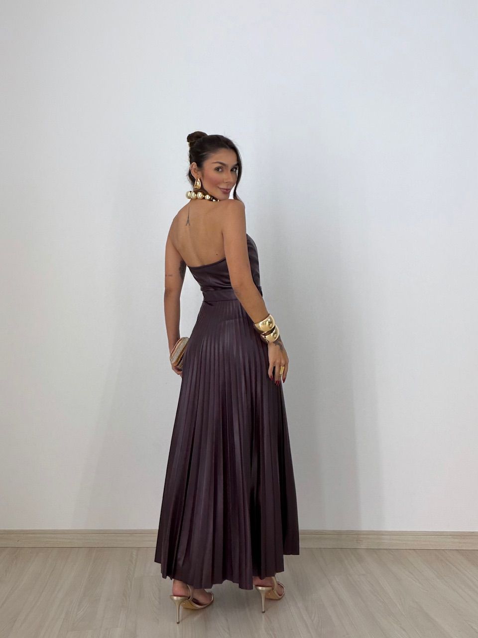 VESTIDO ELOÁ LONGO UVA
