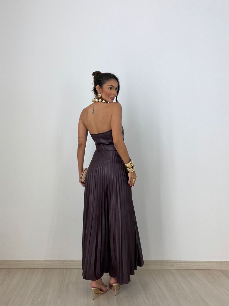 VESTIDO ELOÁ LONGO UVA