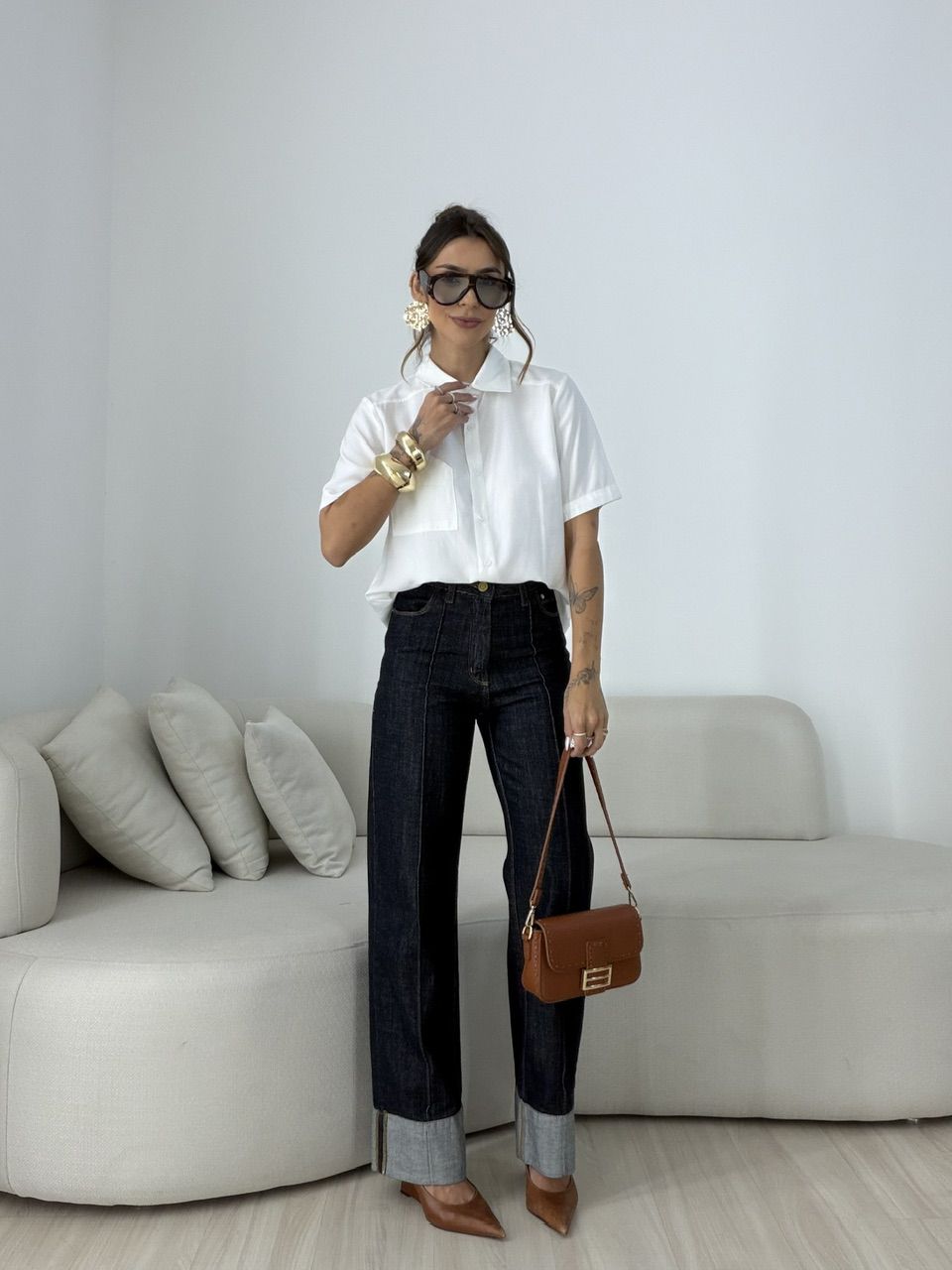 CAMISA ROBERTA MANGA 3/4 OFF