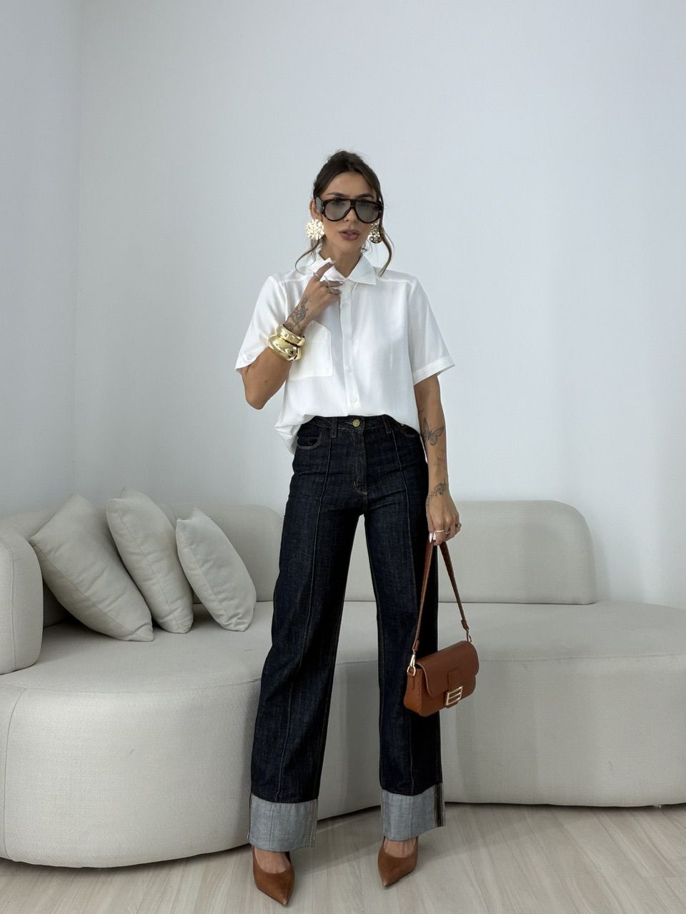CAMISA ROBERTA MANGA 3/4 OFF