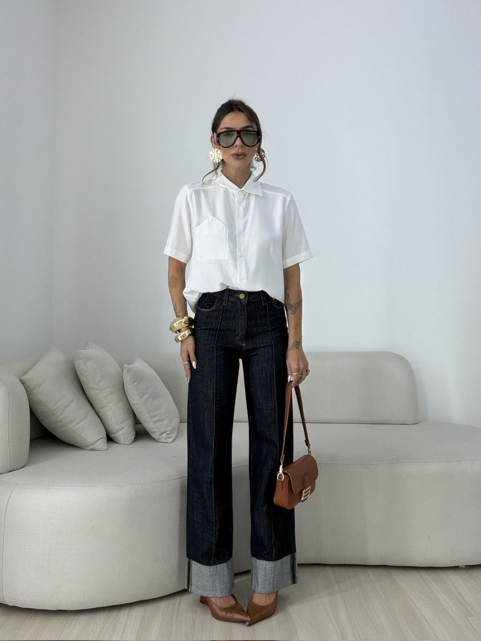 CAMISA ROBERTA MANGA 3/4 OFF