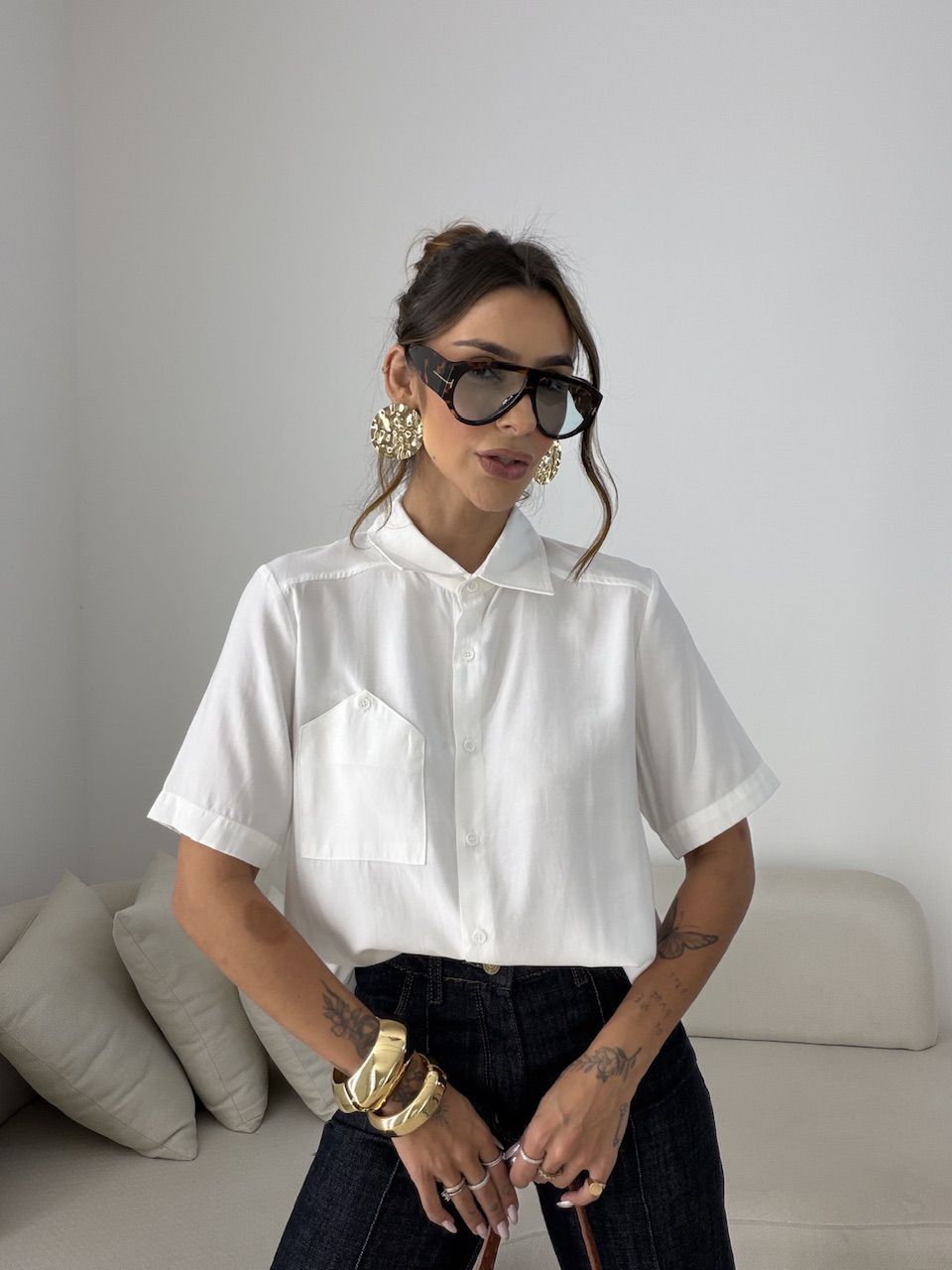 CAMISA ROBERTA MANGA 3/4 OFF