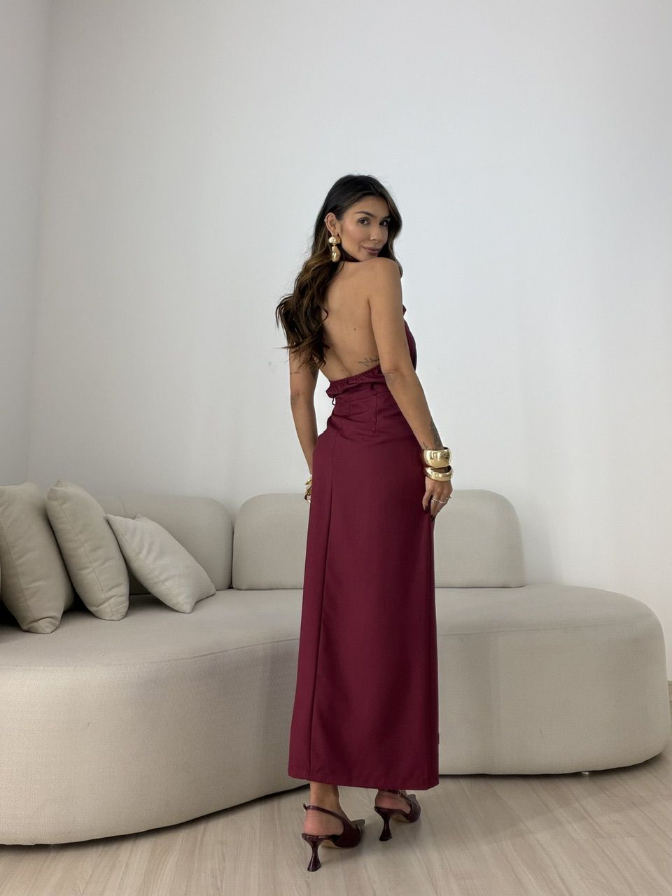 CONJUNTO PENELOPE FRENTE ÚNICA VINHO