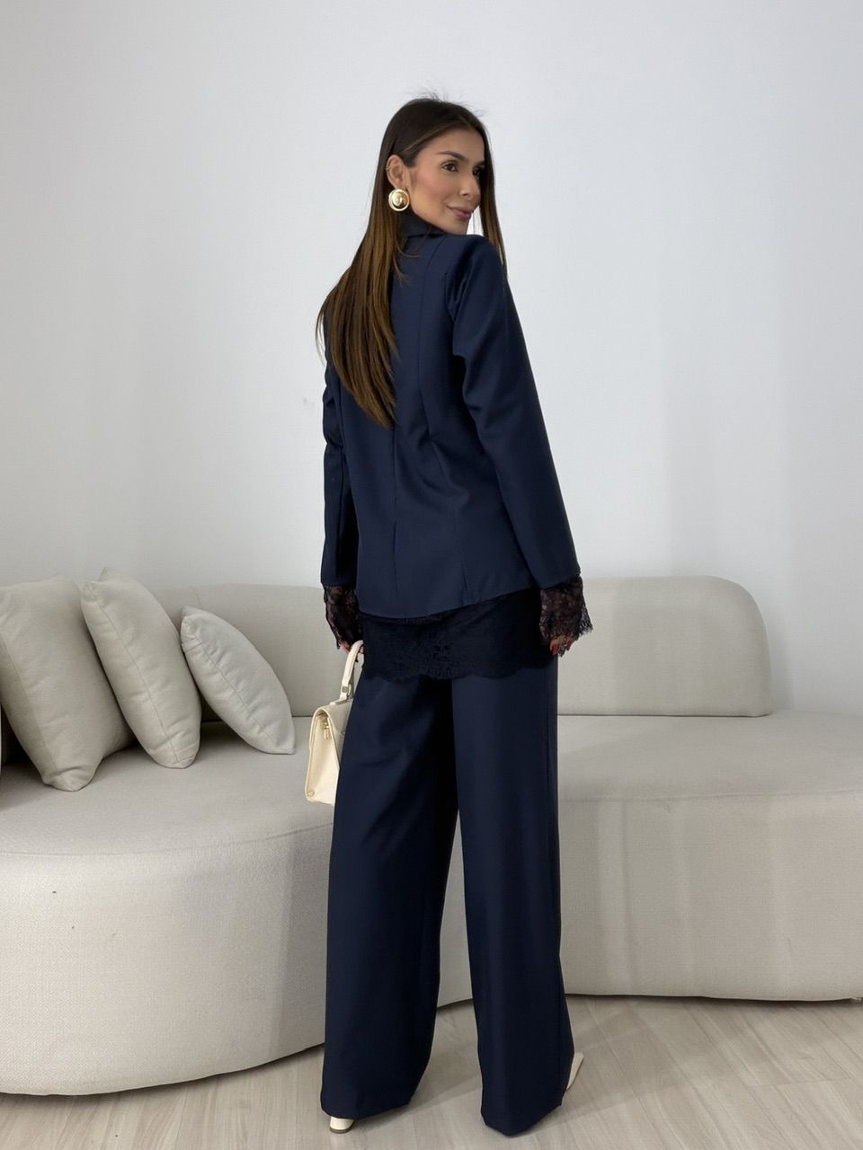 CONJUNTO PIETRA BLAZER MARINHO
