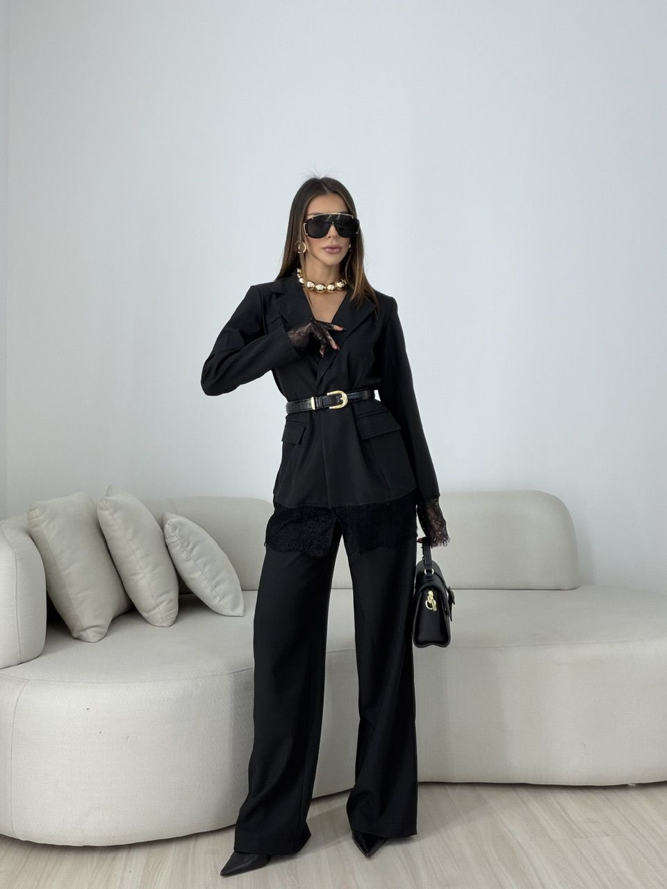 CONJUNTO PIETRA BLAZER PRETO