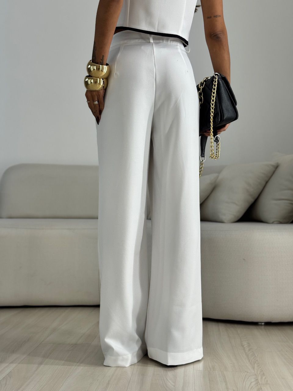 CONJUNTO ANA MARA COLETE CALÇA OFF