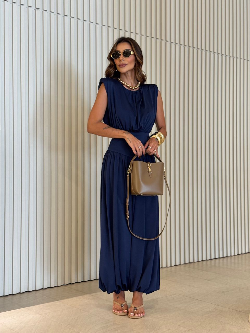 MACACÃO JASMINE MUSCLE MARINHO