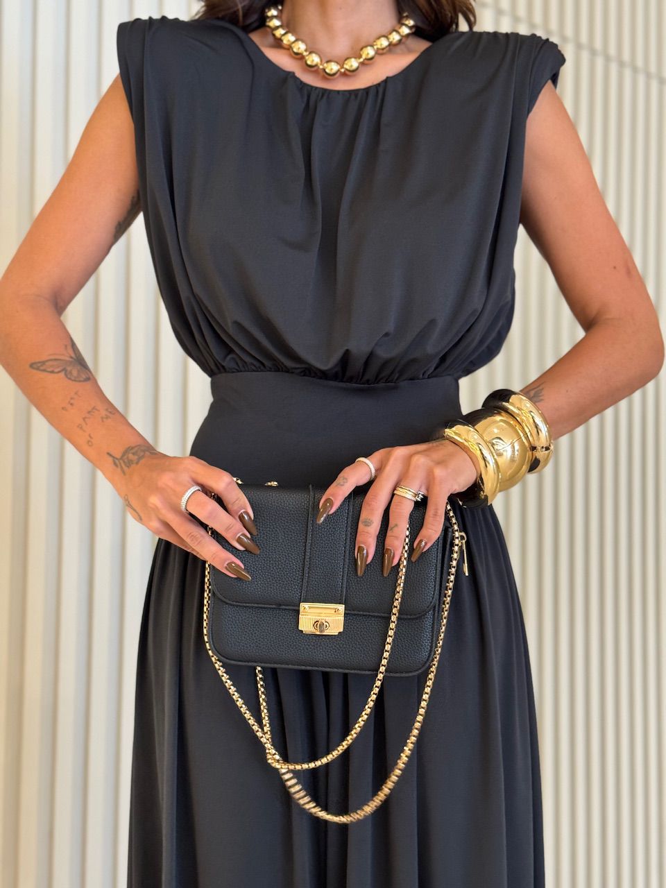 MACACÃO JASMINE MUSCLE PRETO