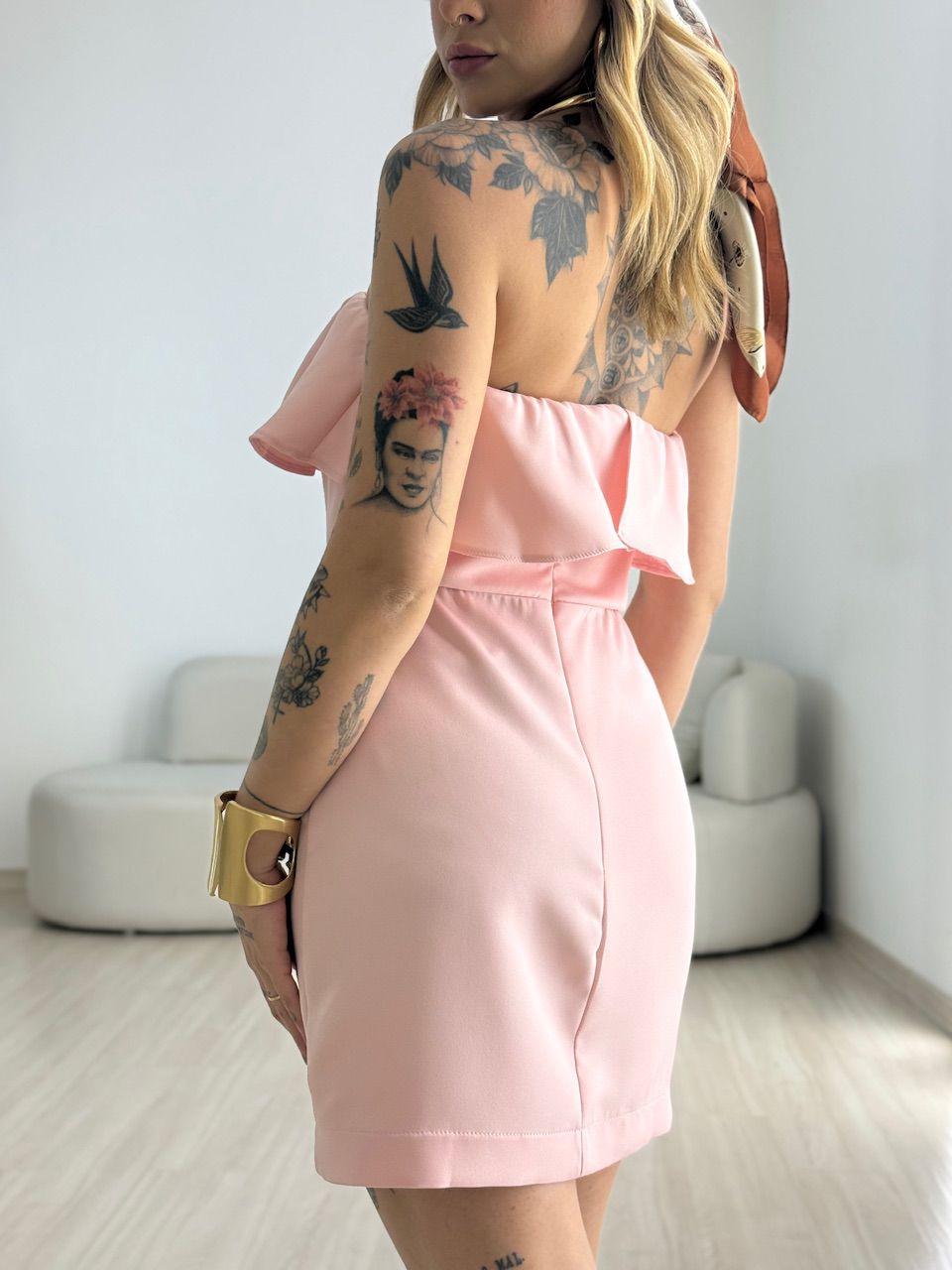 VESTIDO SOFIA TOMARA QUE CAIA BABY PINK