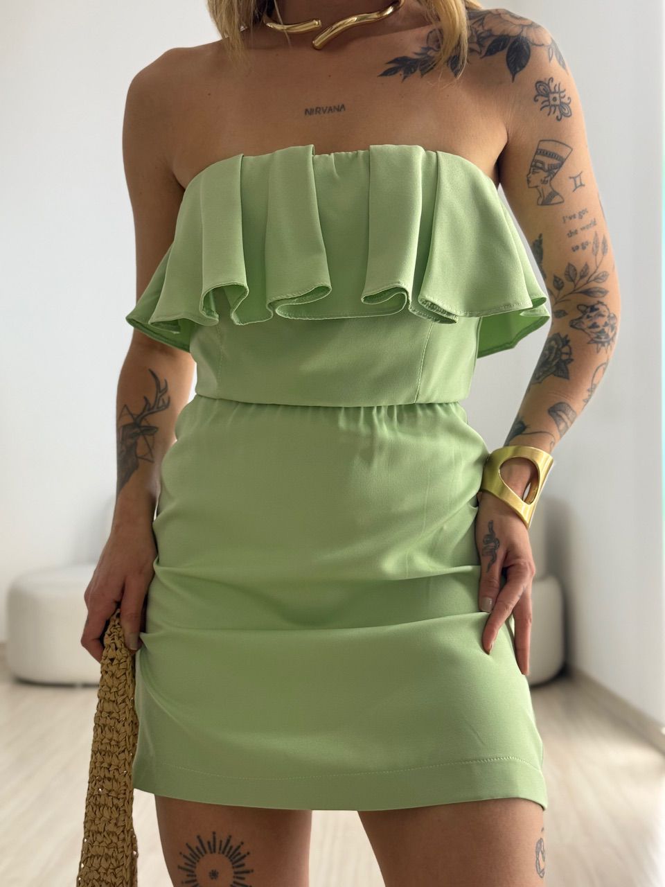 VESTIDO SOFIA TOMARA QUE CAIA VERDE