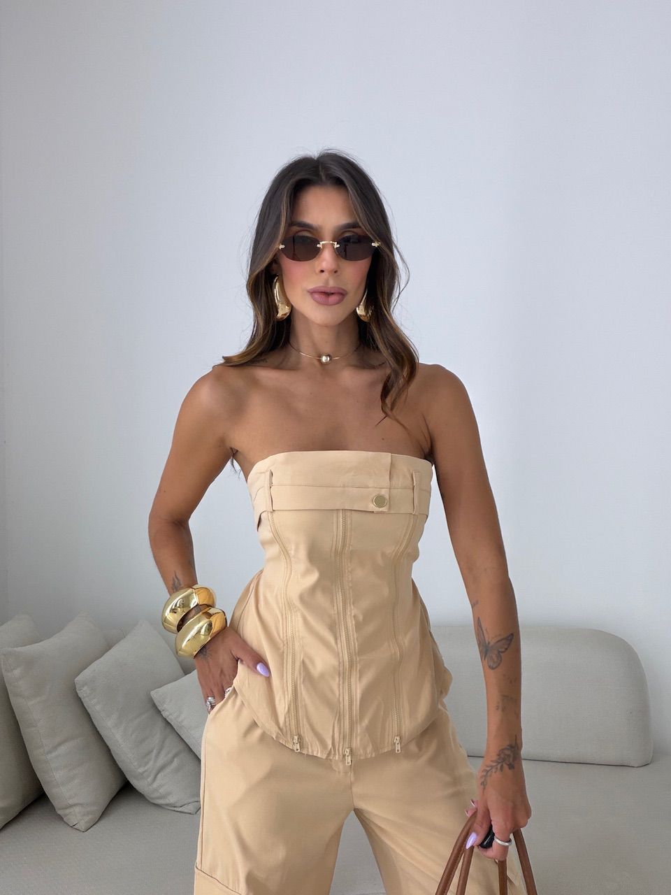 CONJUNTO BRENDA TOMARA QUE CAIA NUDE
