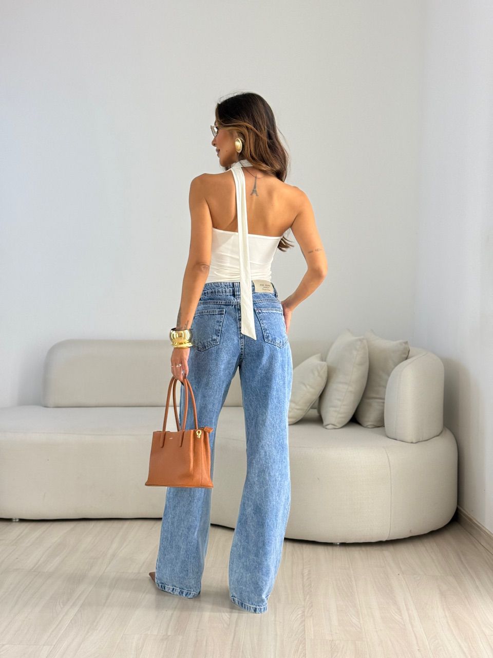 BLUSA LOUISE CF TOMARA QUE CAIA OFF