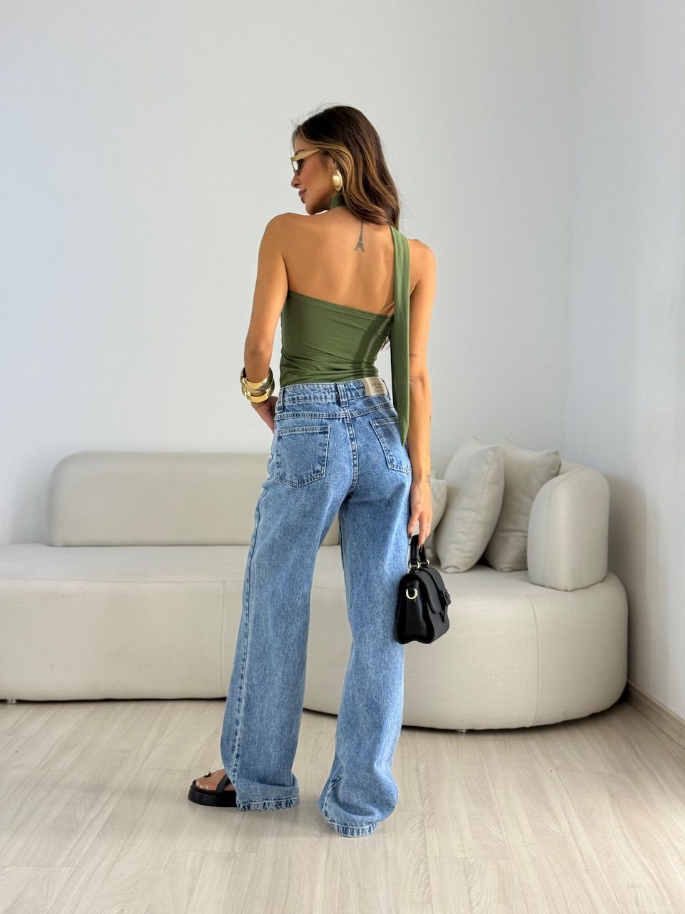 BLUSA LOUISE CF TOMARA QUE CAIA VERDE