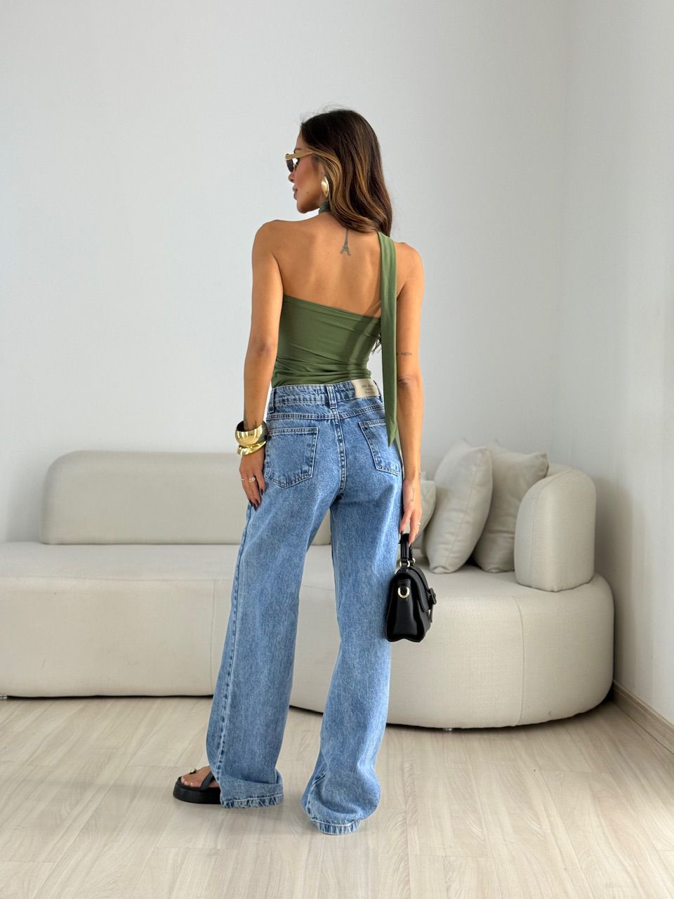 BLUSA LOUISE CF TOMARA QUE CAIA VERDE