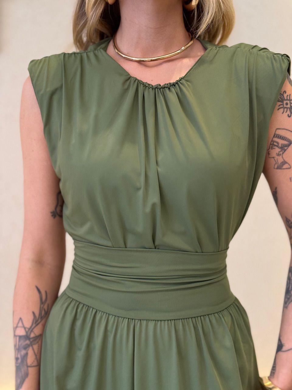 BLUSA LUIZA CF MUSCLE VERDE