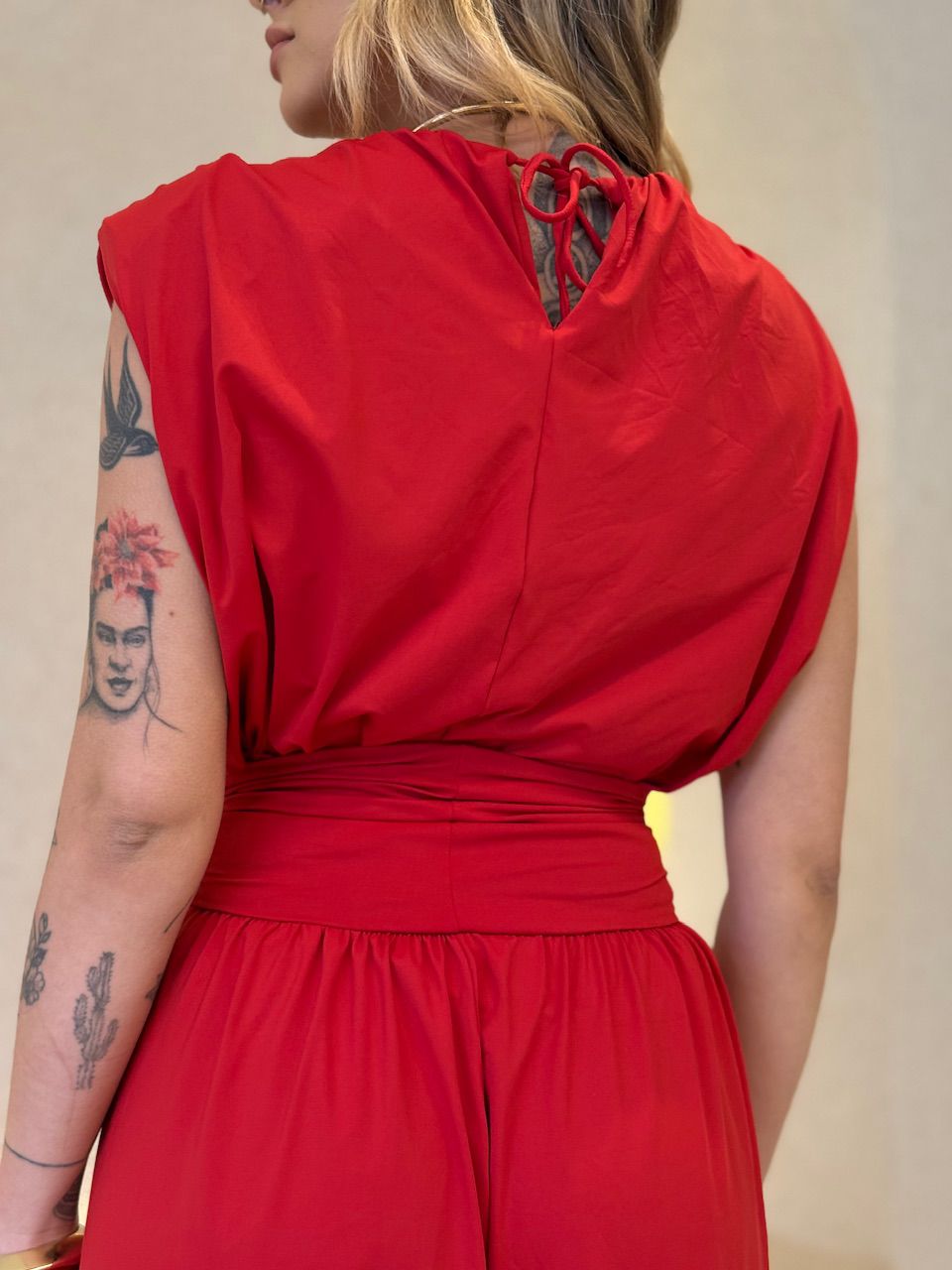 BLUSA LUIZA CF MUSCLE VERMELHA