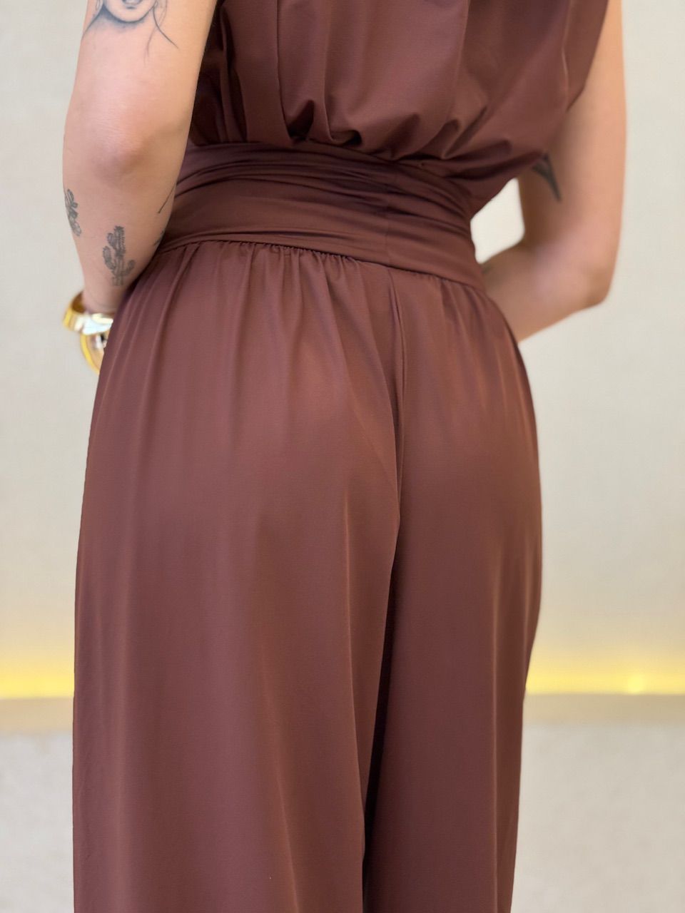 CALÇA ANTÔNIA CF ALADIM ALADIM MARROM