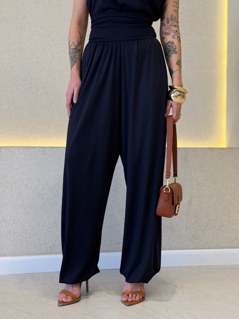 CALÇA ANTÔNIA CF ALADIM ALADIM PRETA